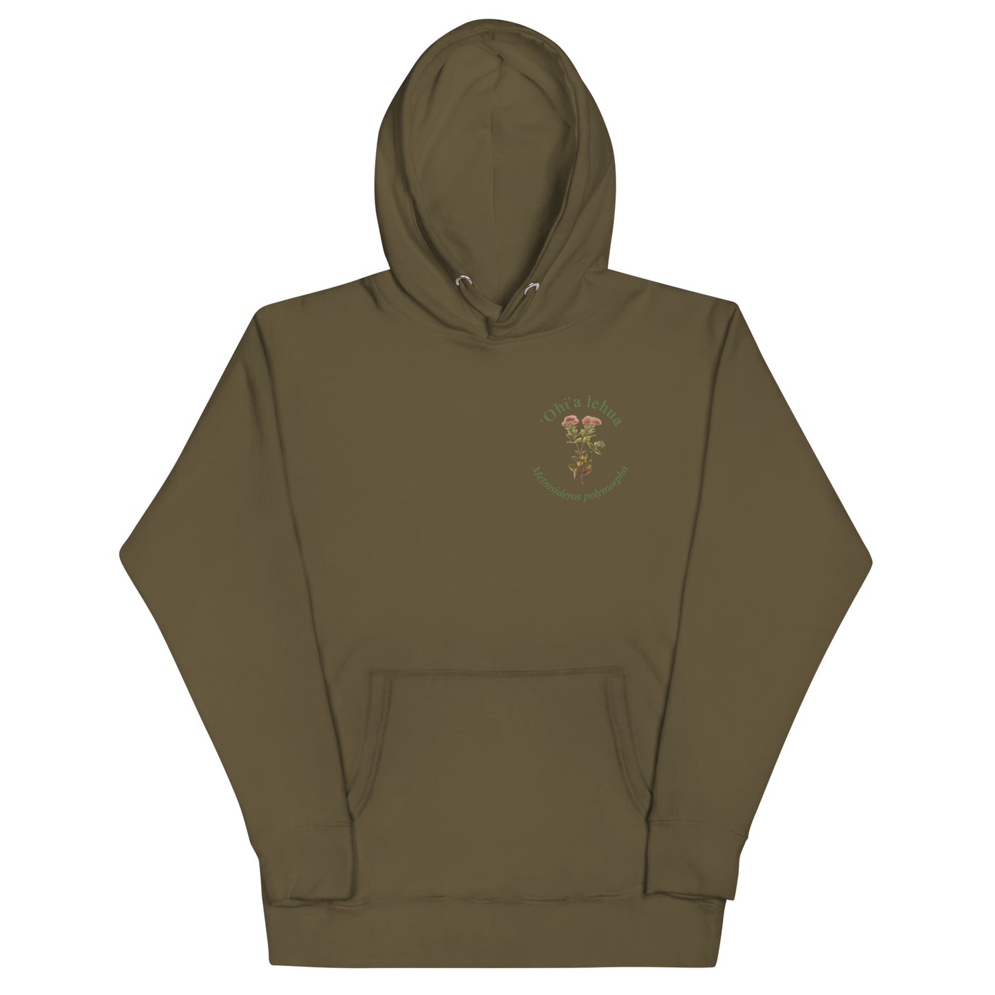 Indigenous Flowers of the Hawaiian Islands ('Ohi'a lehua) Hoodie