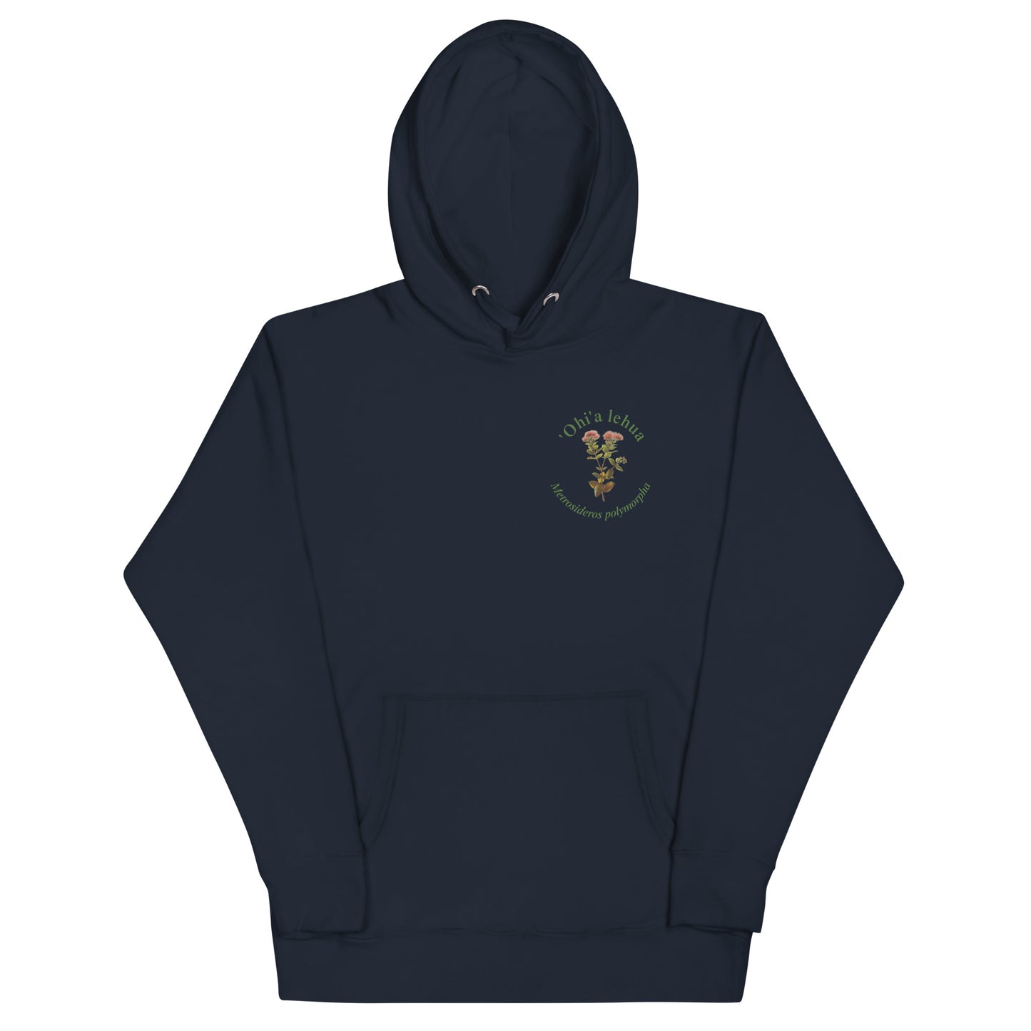 Indigenous Flowers of the Hawaiian Islands ('Ohi'a lehua) Hoodie